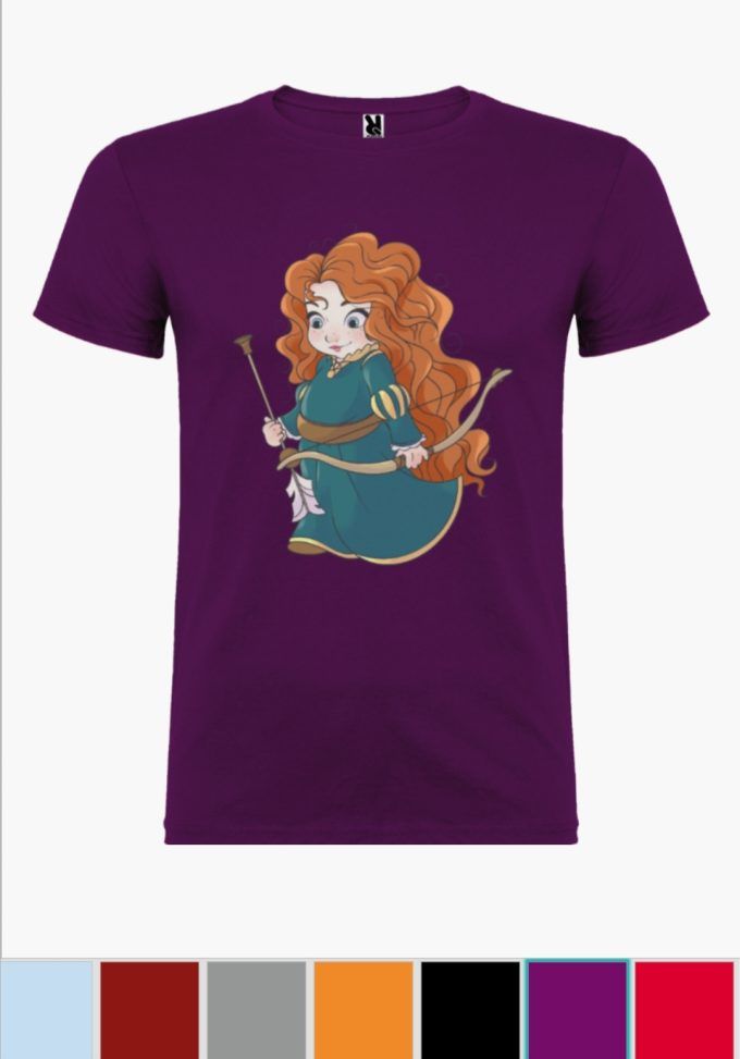 Camiseta infantil Mérida Púrpura